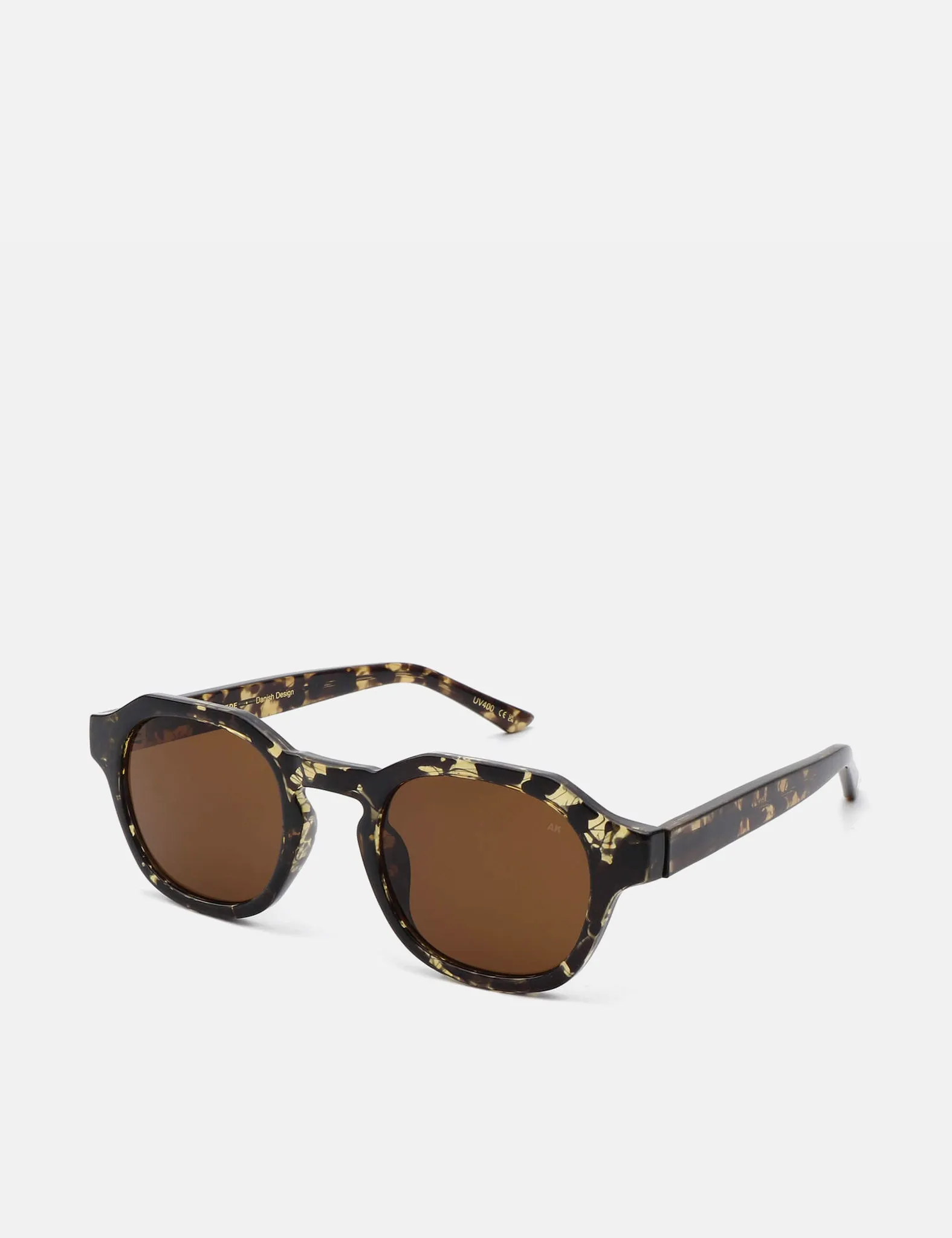 A. Kjaerbede Zan Sunglasses - Black/Yellow Transparent