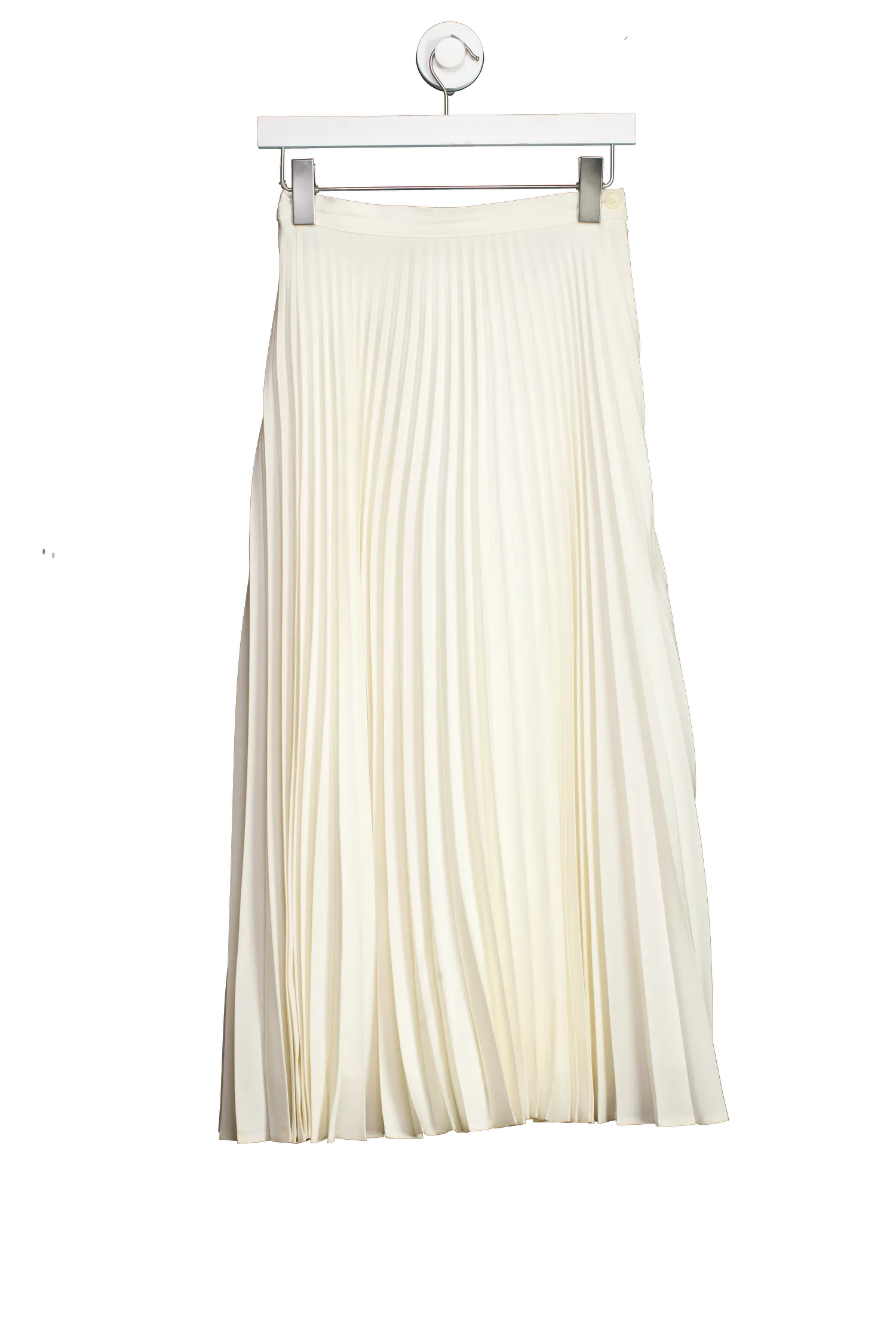 alexon Cream Pleated Midi Skirt UK 6