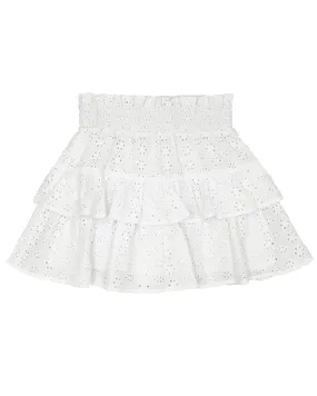 Alice Skirt | White Eyelet