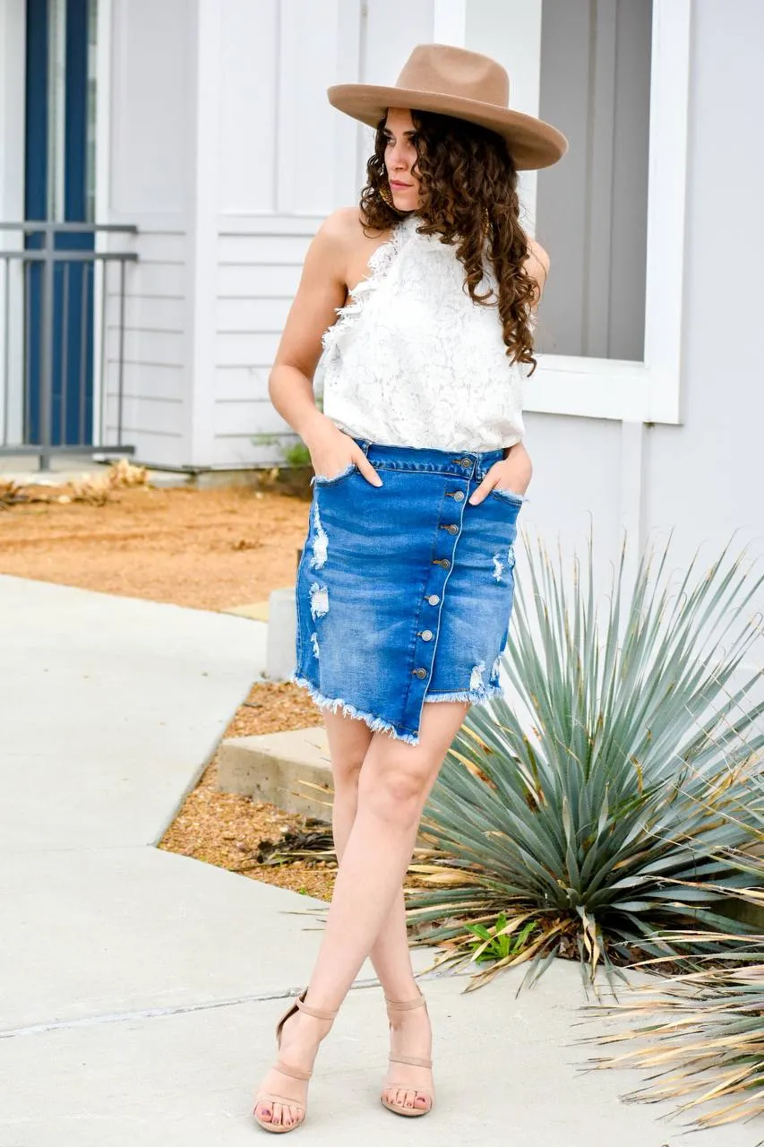 All About That Denim Skirt