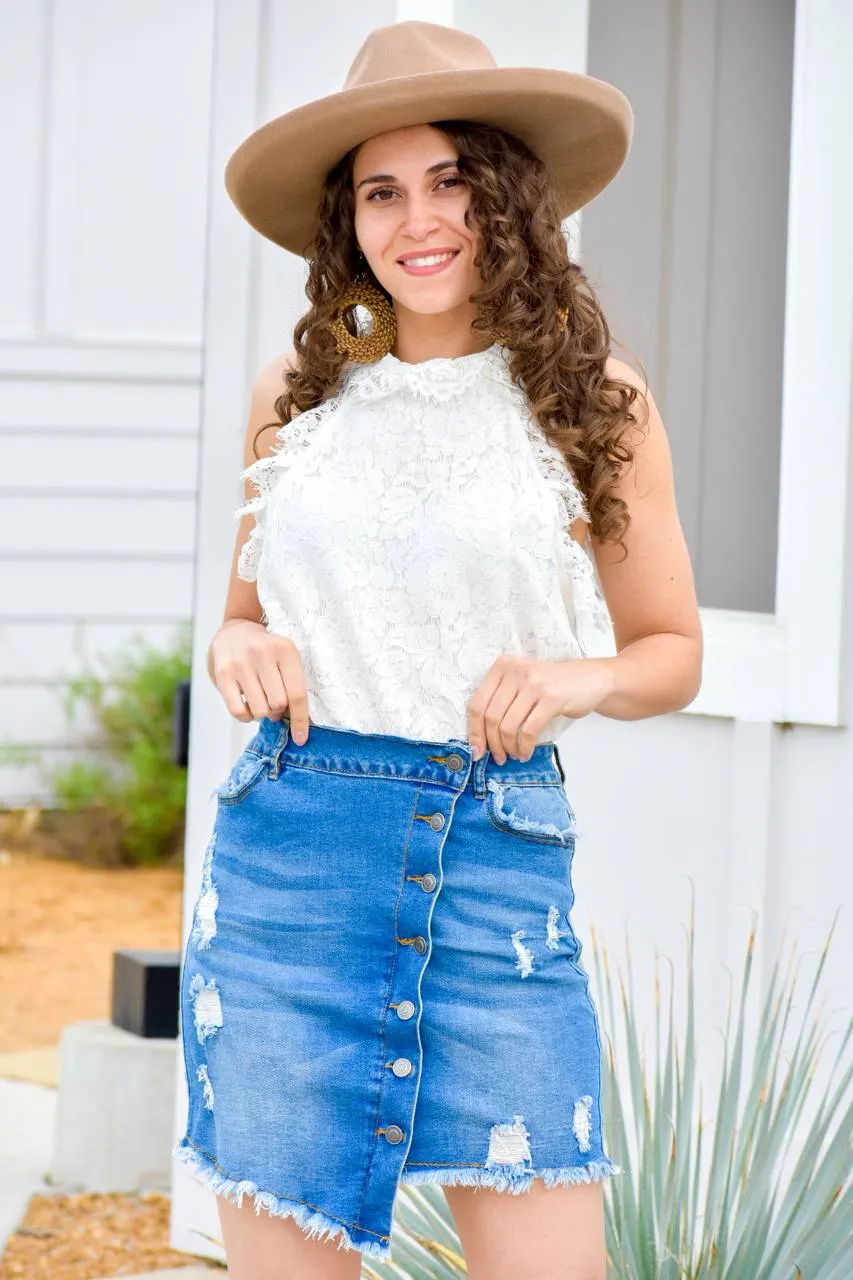 All About That Denim Skirt