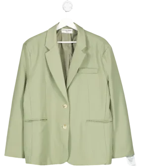 Another Version The Boyfriend Blazer Sage Green UK XS/S