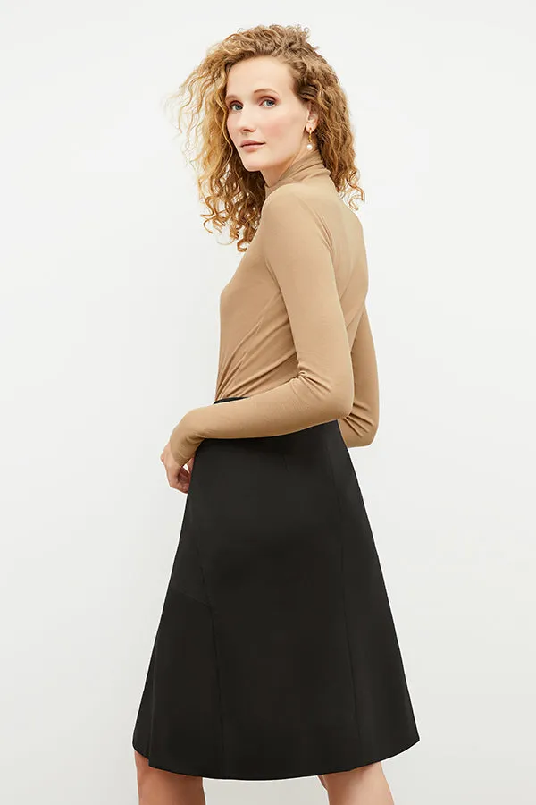 Astor Skirt - Washable Ponte :: Black