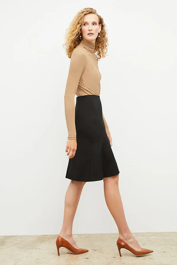 Astor Skirt - Washable Ponte :: Black