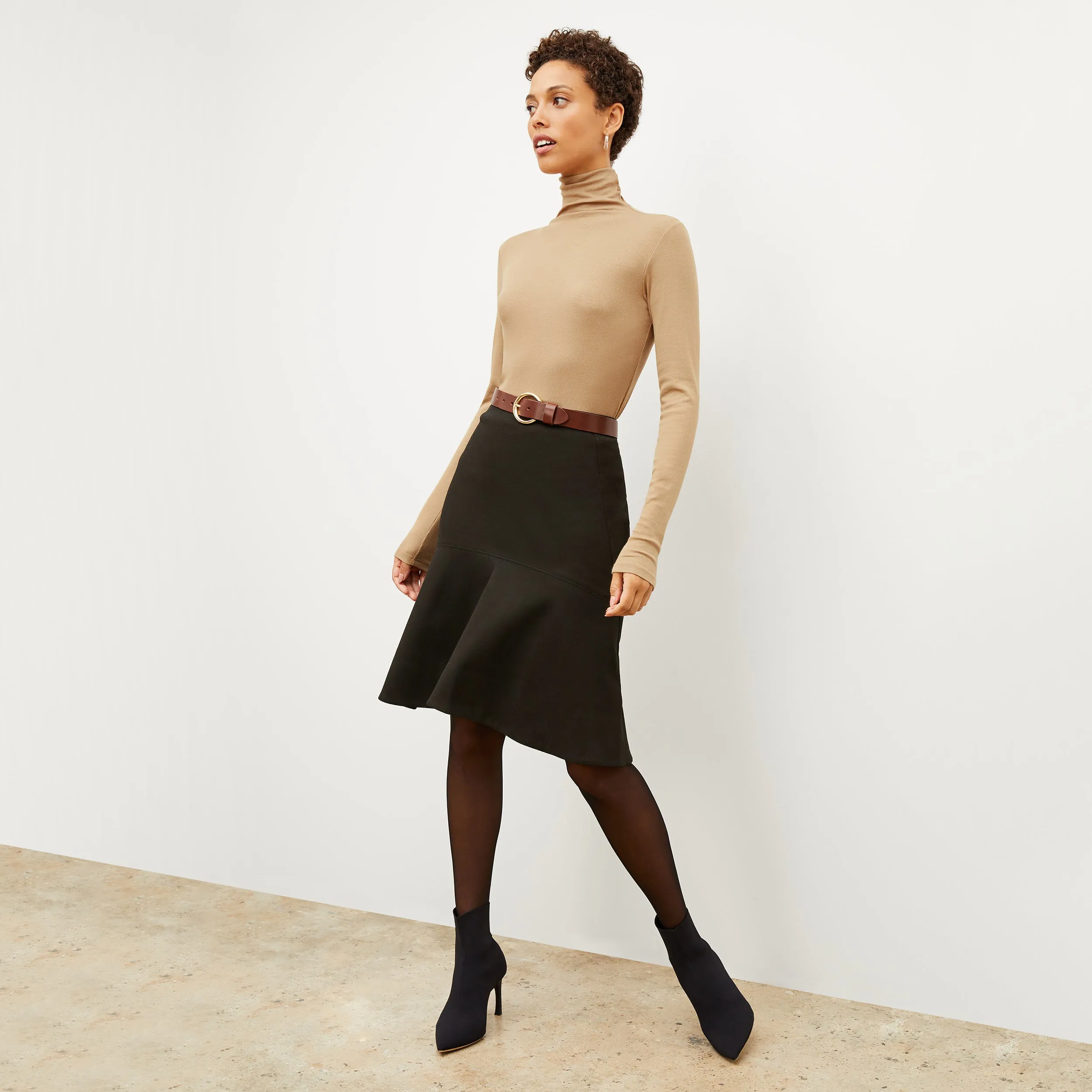 Astor Skirt - Washable Ponte :: Black