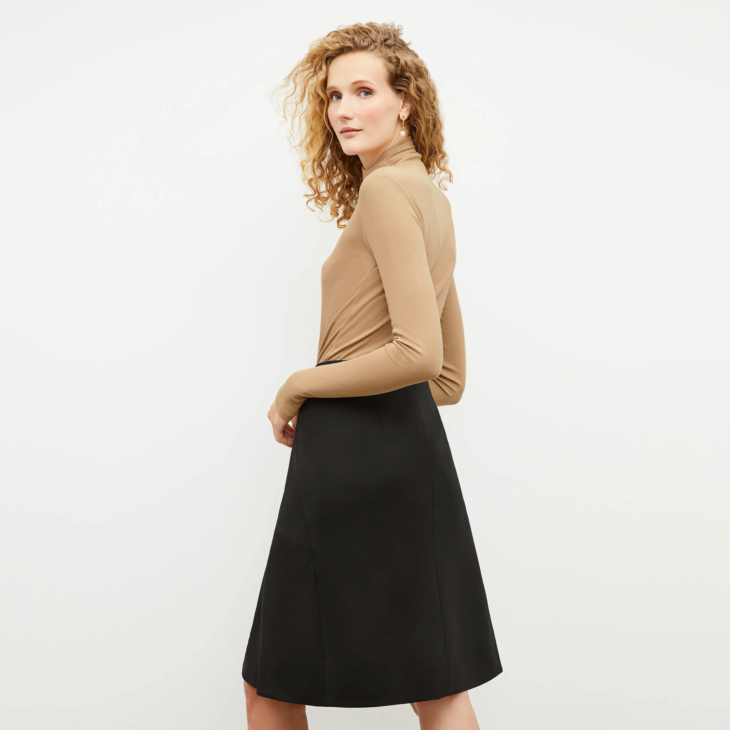 Astor Skirt - Washable Ponte :: Black