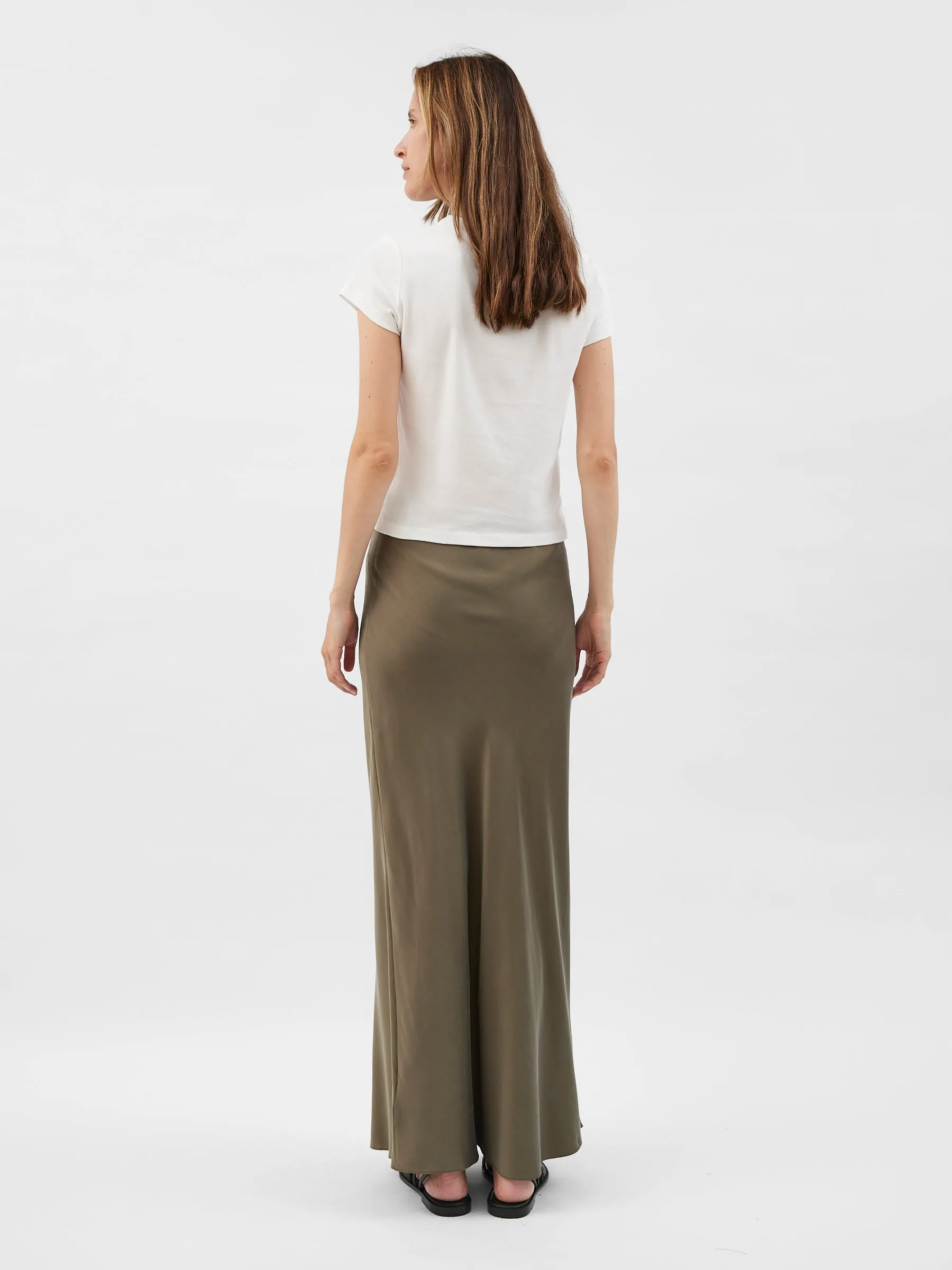 Bias Slip Skirt