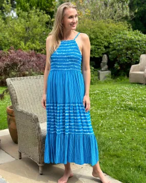 Blue Striped Sundress