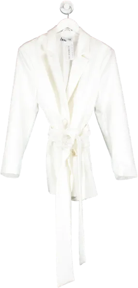 BOA Classic White Blazer With Belt UK M