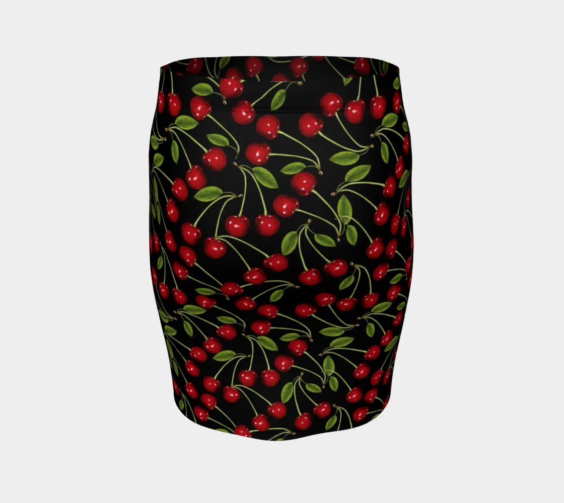 Cherry Bomb Fitted Skirt