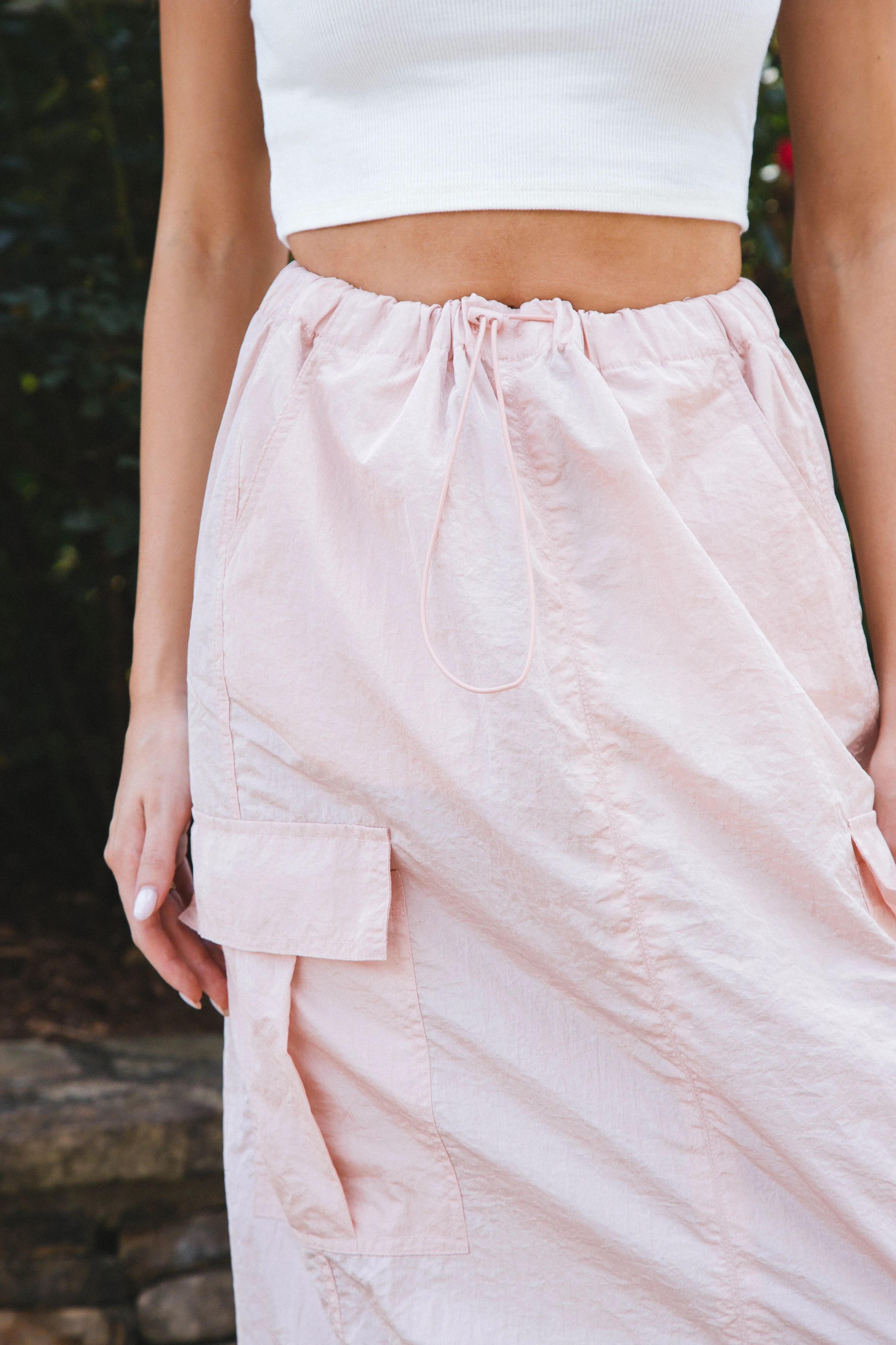 Cinnci Cargo Midi Skirt, Blush