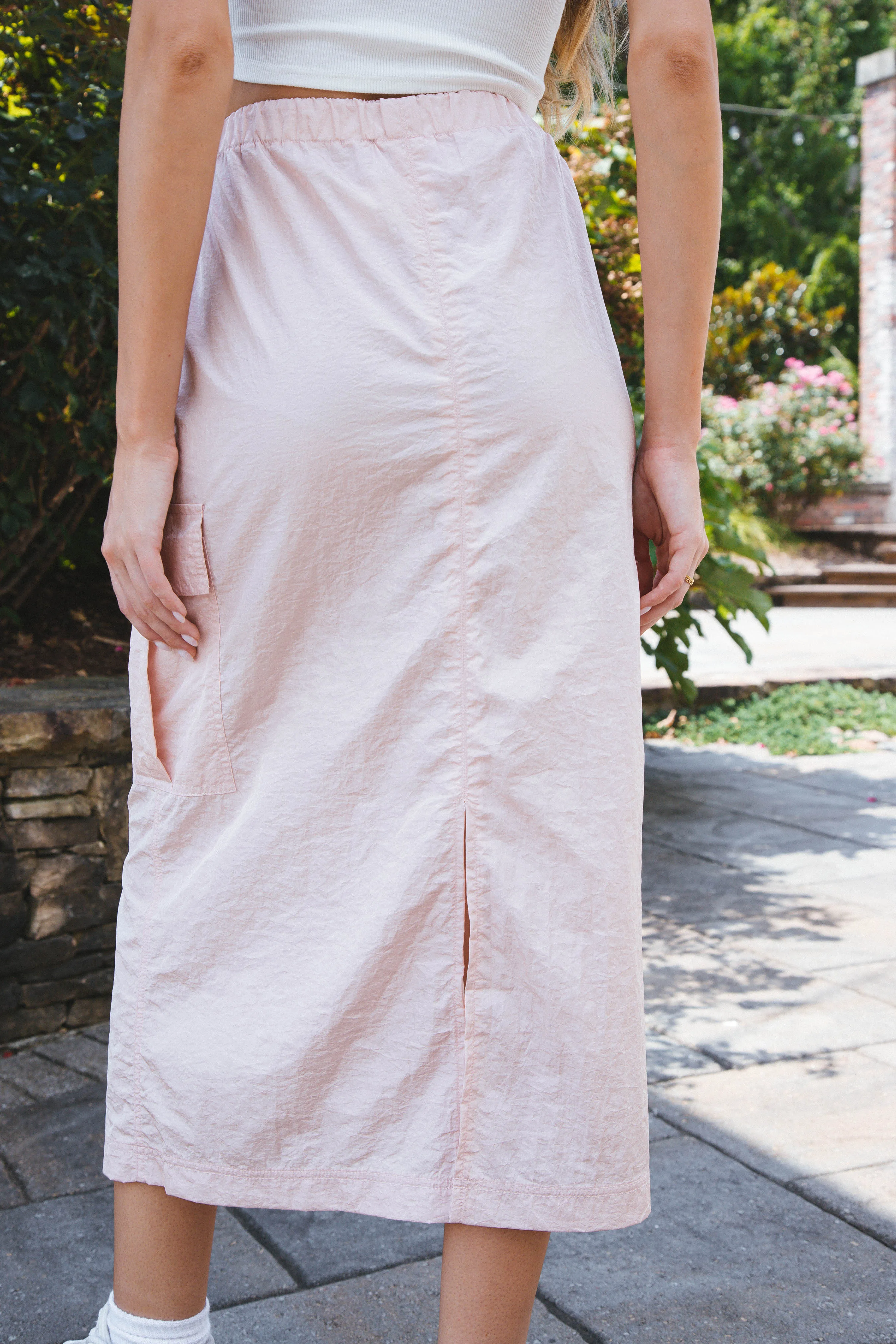 Cinnci Cargo Midi Skirt, Blush