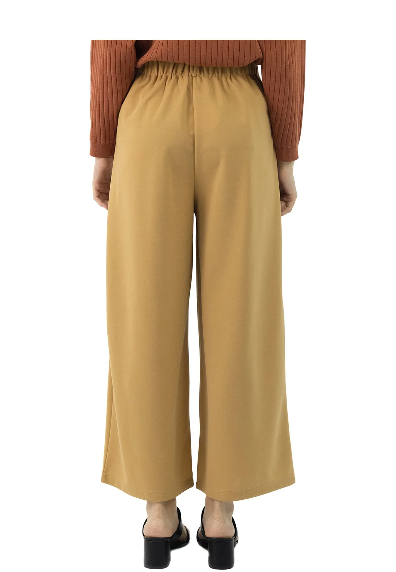 DAISY By VOIR KOL Pleated Side Buckle Pants