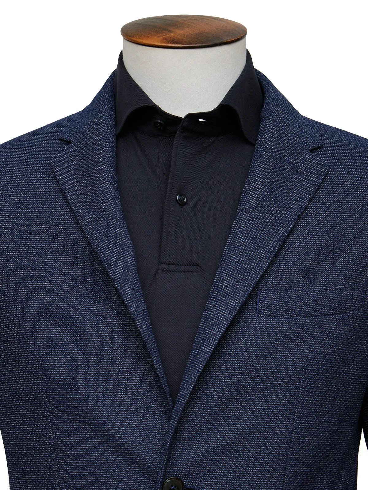 Dark Blue Jersey Blazer