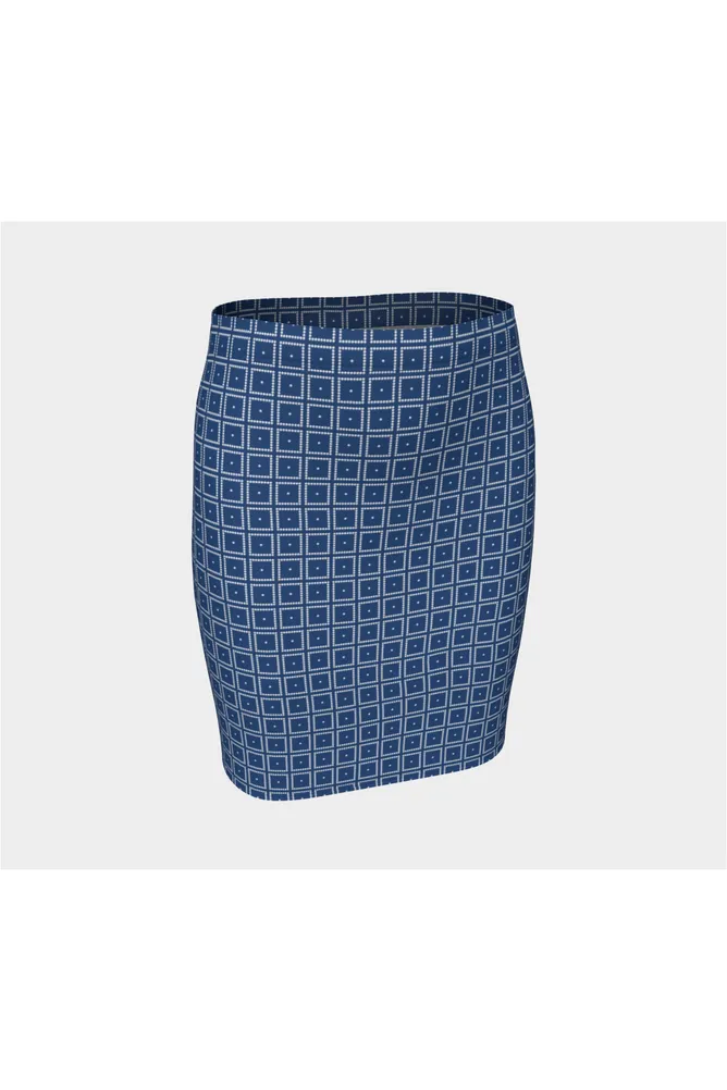 Dot Matrix Fitted Skirt