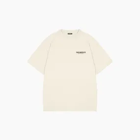 DROP SHOULDER TEE - CREAM