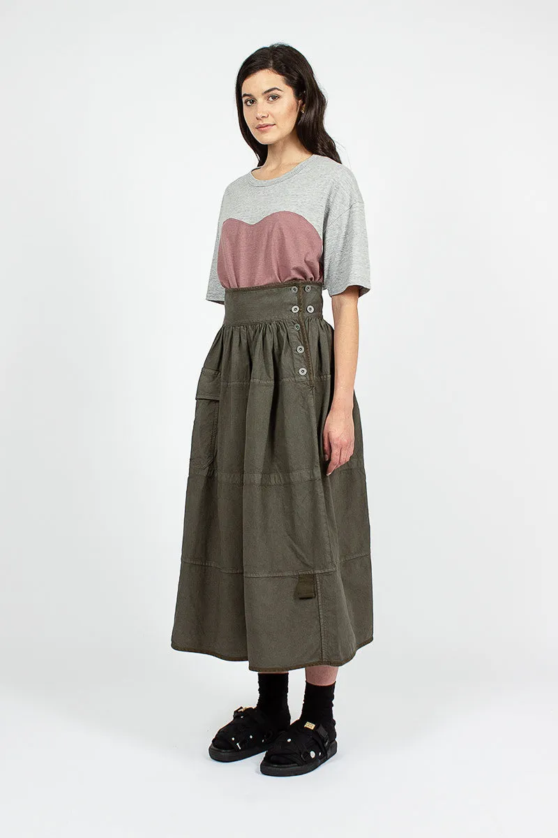 Elevation Mil Olive Skirt