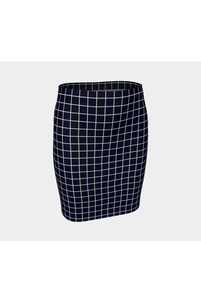 En passant Fitted Skirt