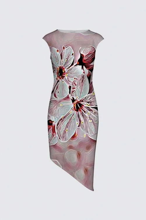 Floral Embosses: Pictorial Cherry Blossoms 01-03 Designer Felicia Dress