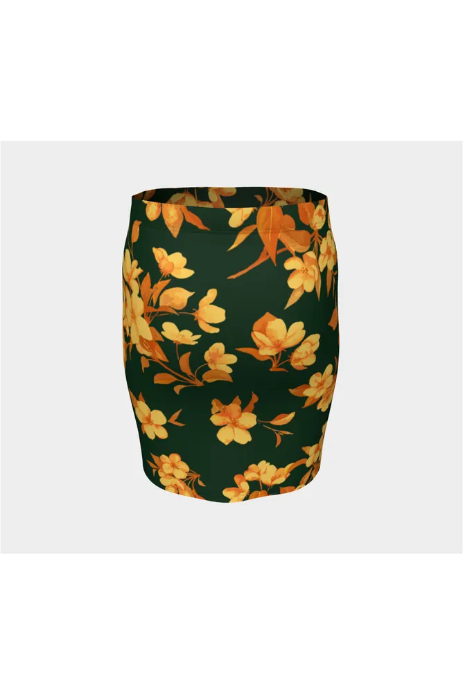 Floral Fitted Skirt