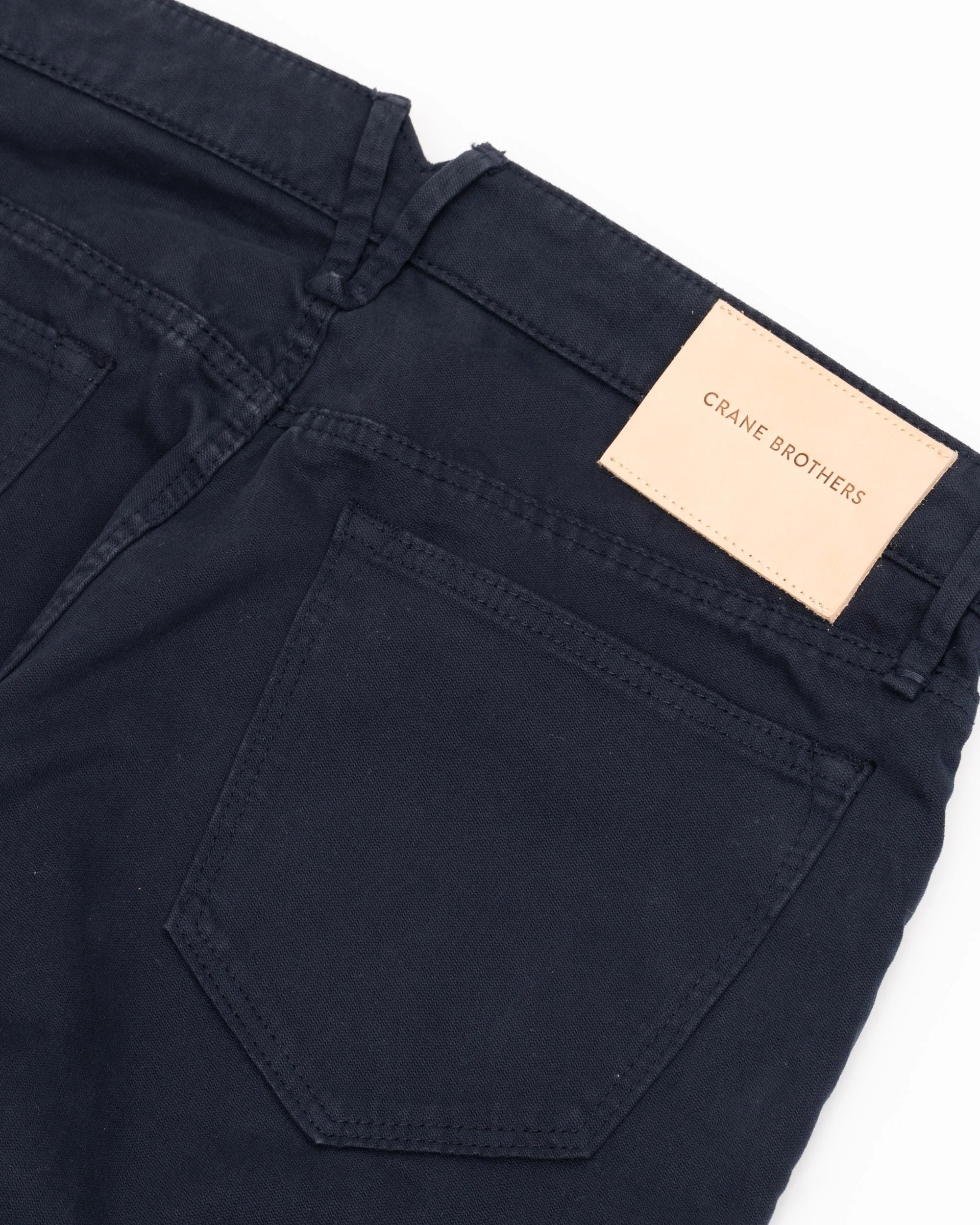 French Navy Broken Twill Five Pocket Pant