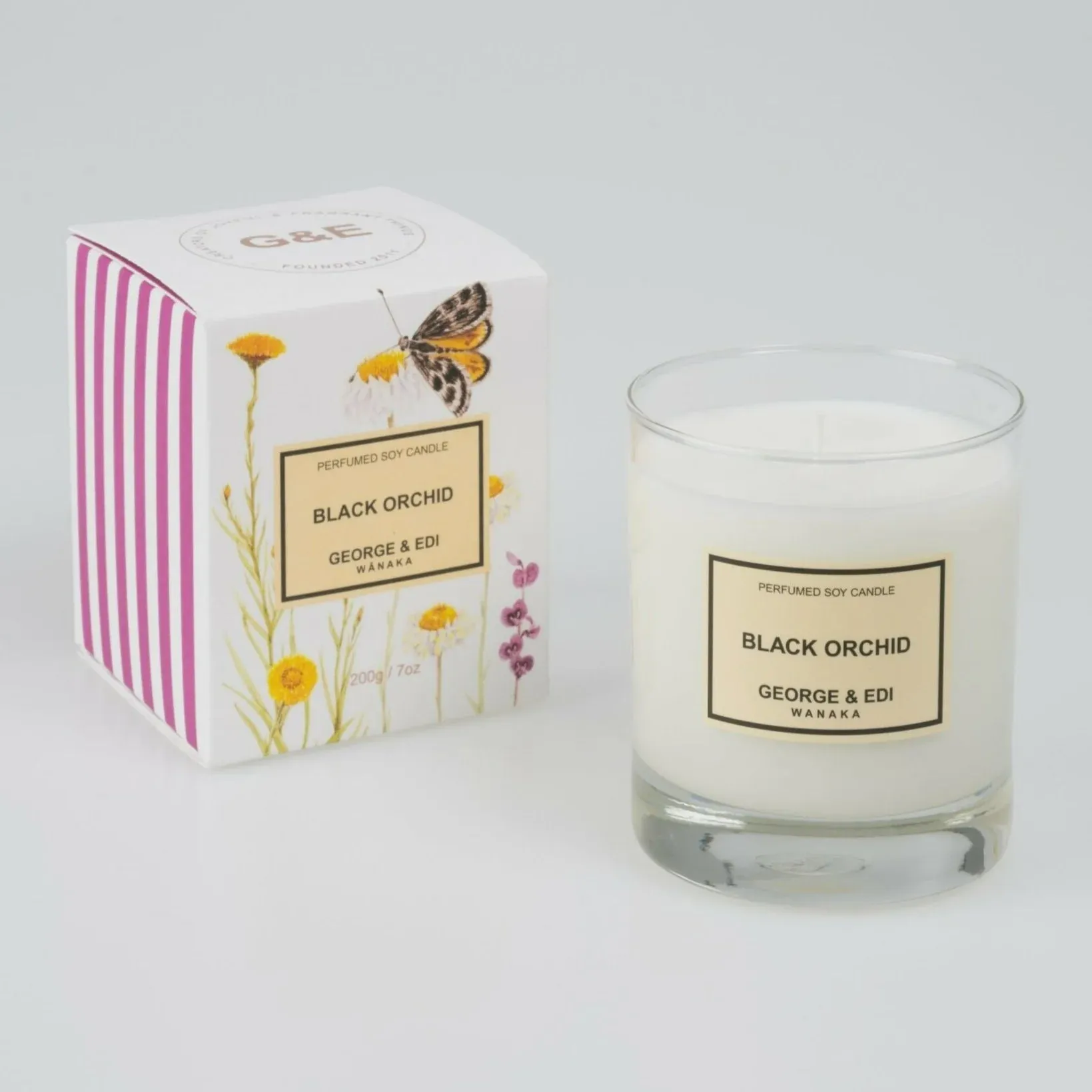 George & Edi - Candle- Black Orchid