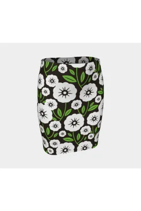 Green Acres Fitted Skirt