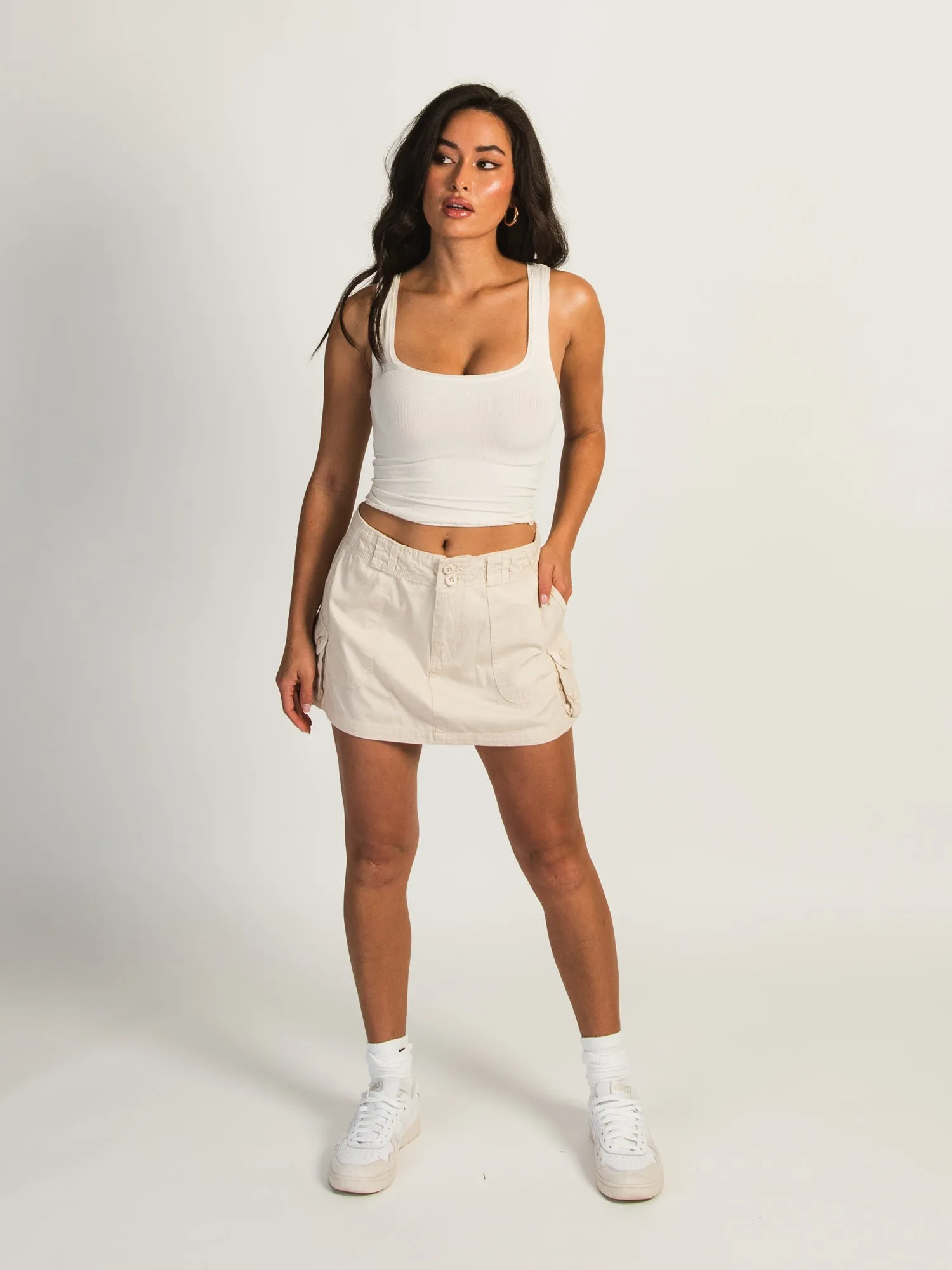 HARLOW BRIDGET SKIRT - WHITE CAP