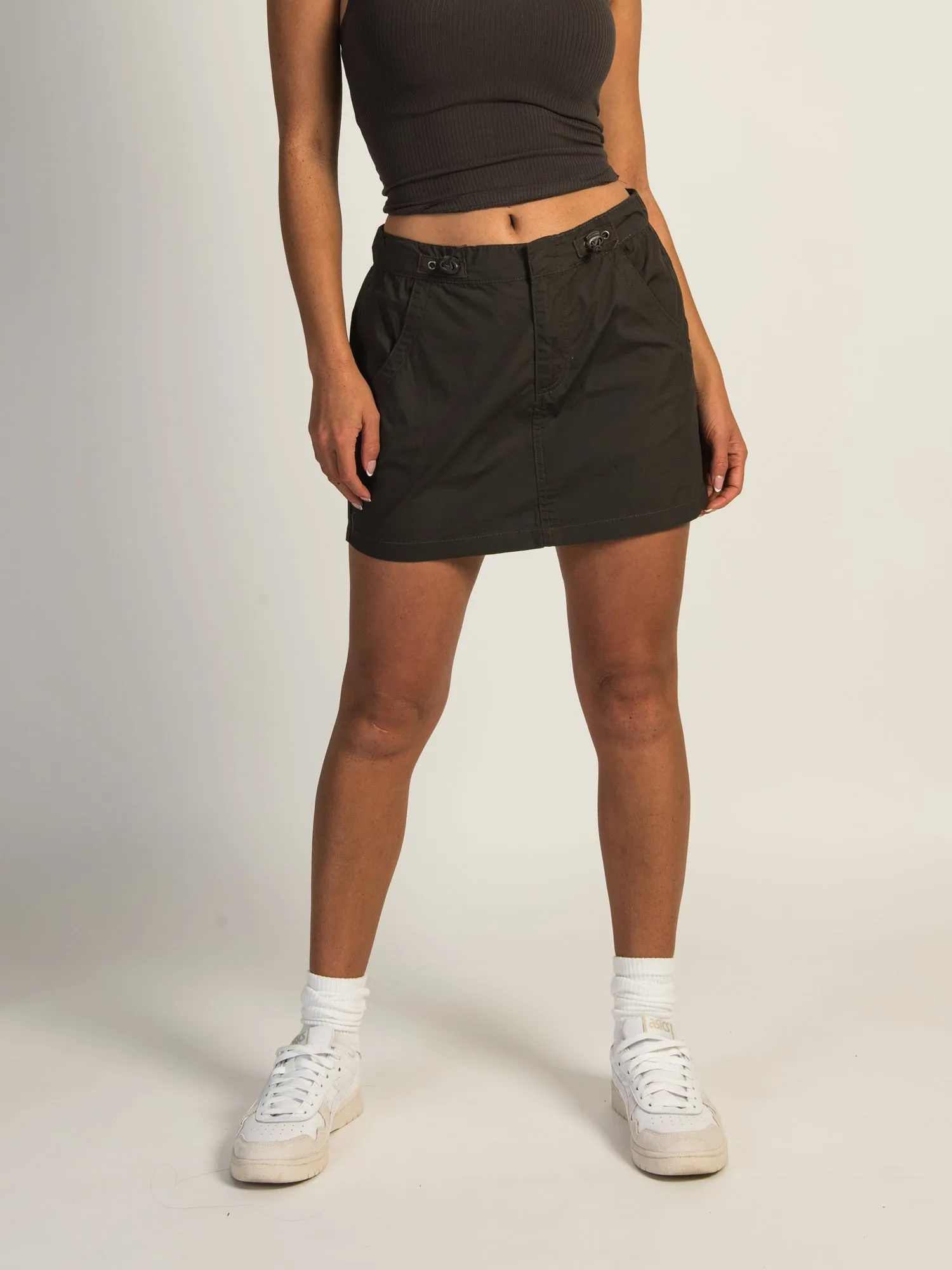 HARLOW DEVON SKIRT - CHARCOAL