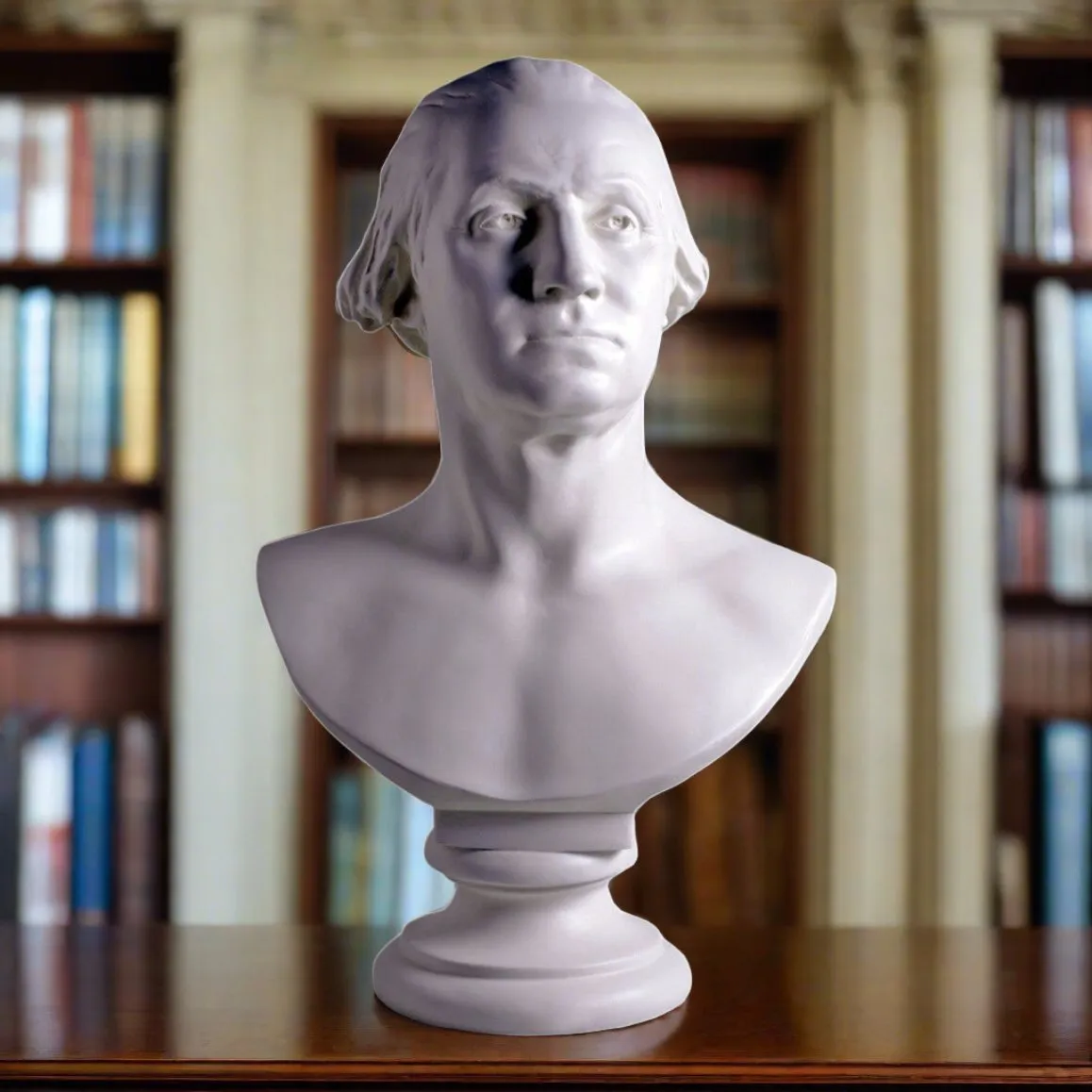 Houdon Bust of George Washington, 24"