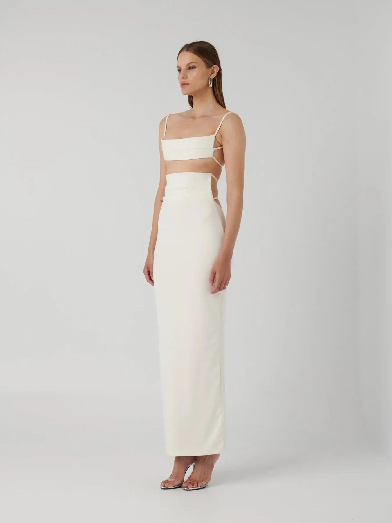 Jada Maxi Skirt - Ivory