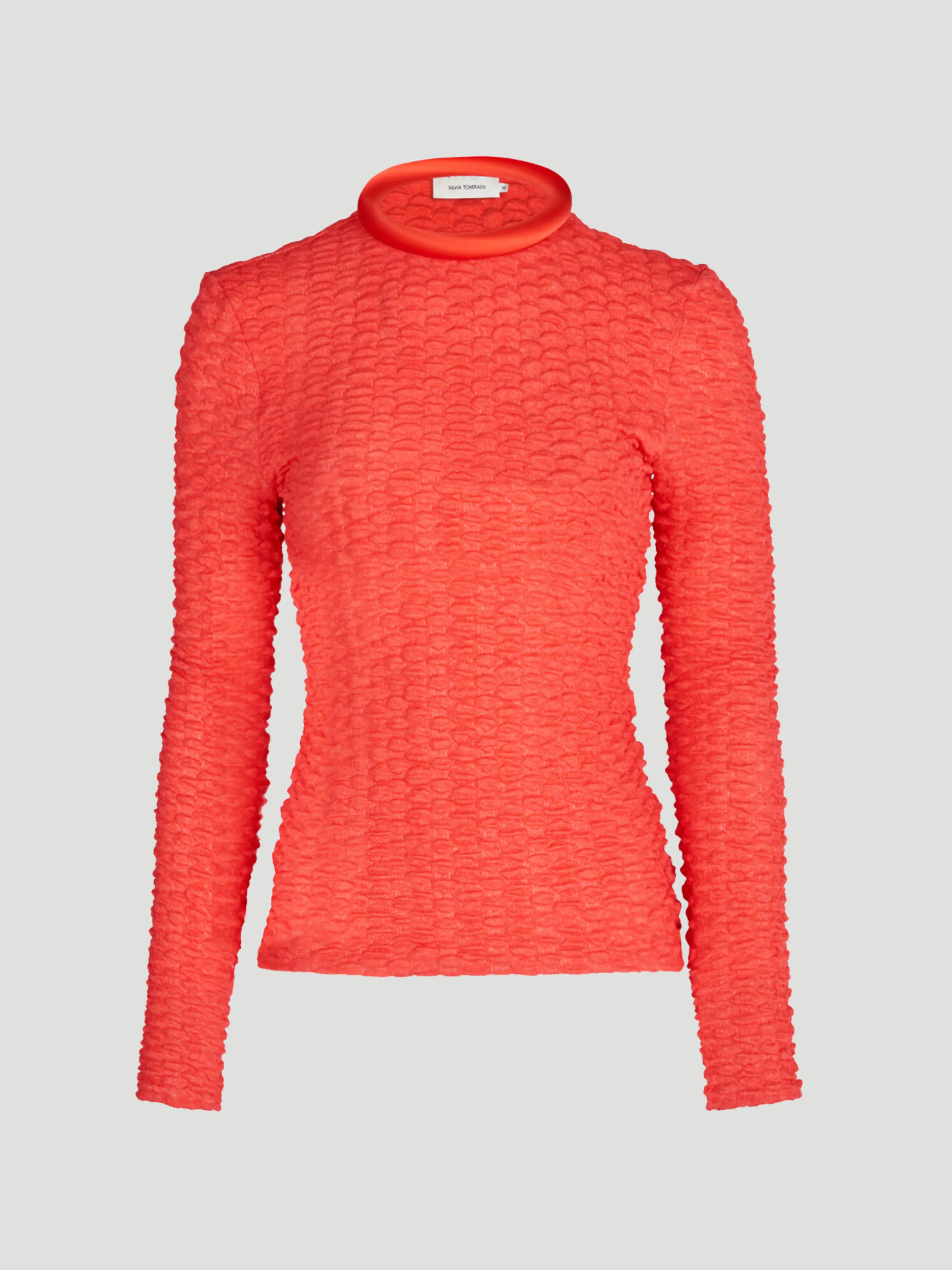 Jari Pleated-Knit Top