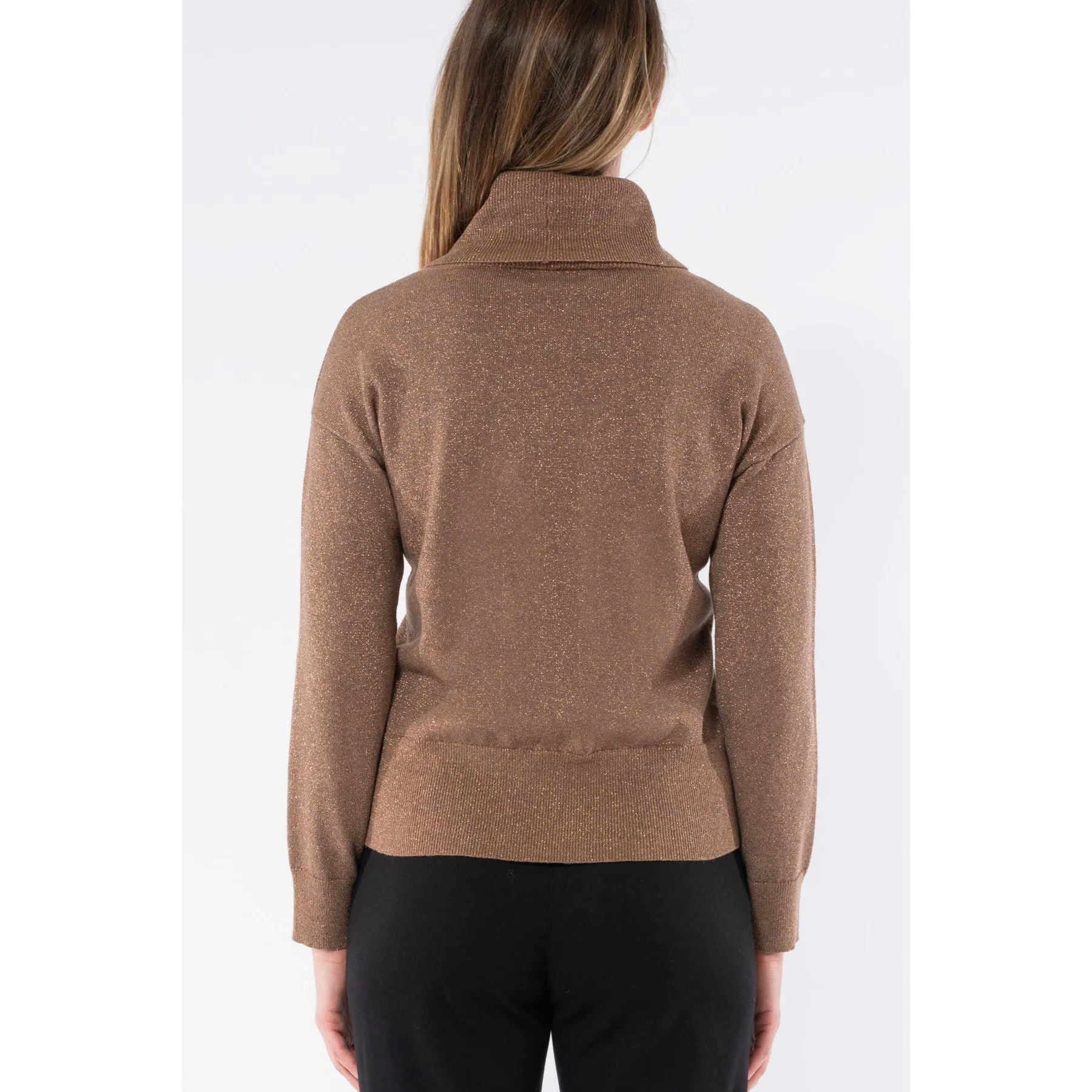 Jump Metallic Caramel Pullover