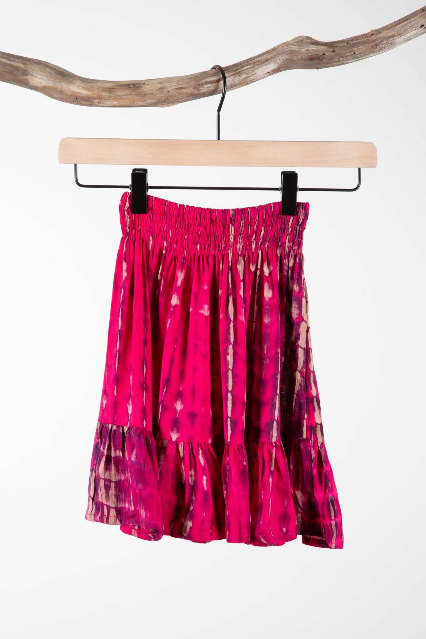 Kids Shibori Tie Dye Skirt