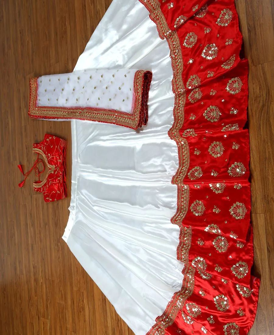 LATEST-TAPETA-SILK-RED-AND-WHITE-LEHENGACHOLI