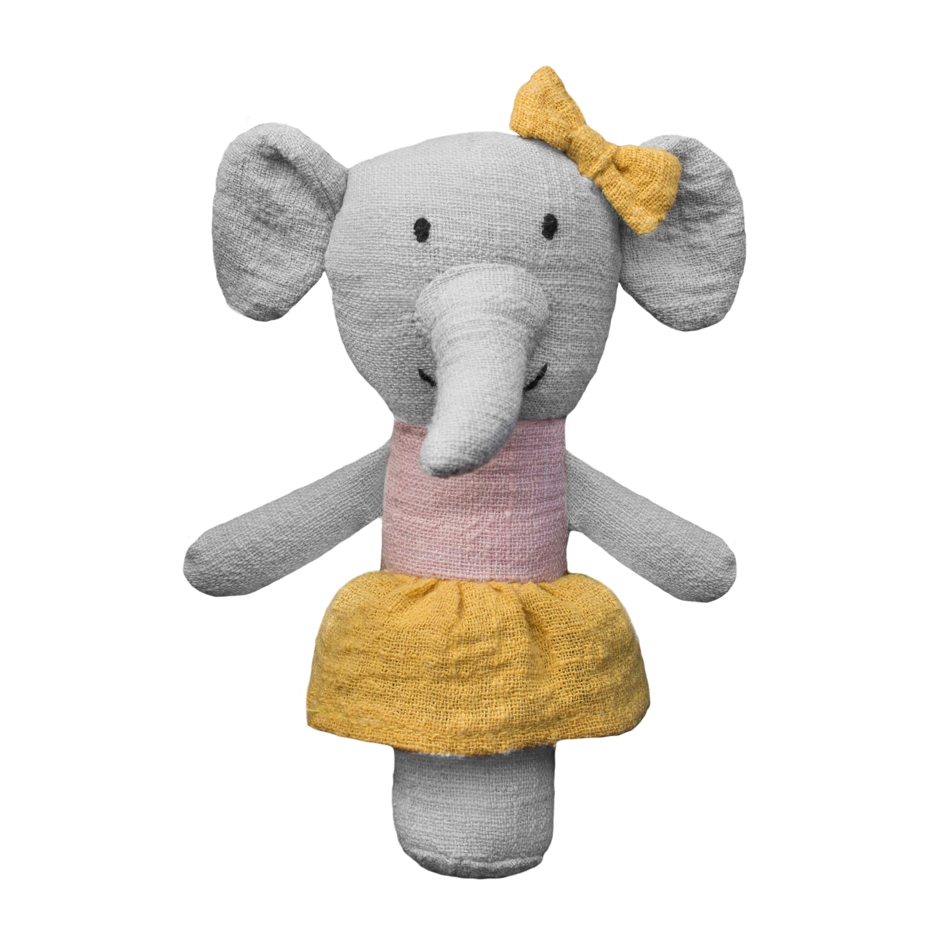 Lily & George - Effie the Elephant Stick Rattle