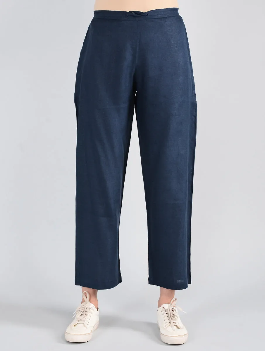 Mia Elasticated Drawstring Classic Linen Pant