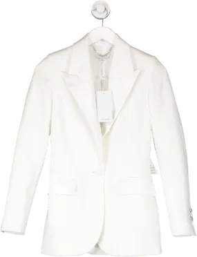 Nadine Merabi White Natasha Blazer UK XS