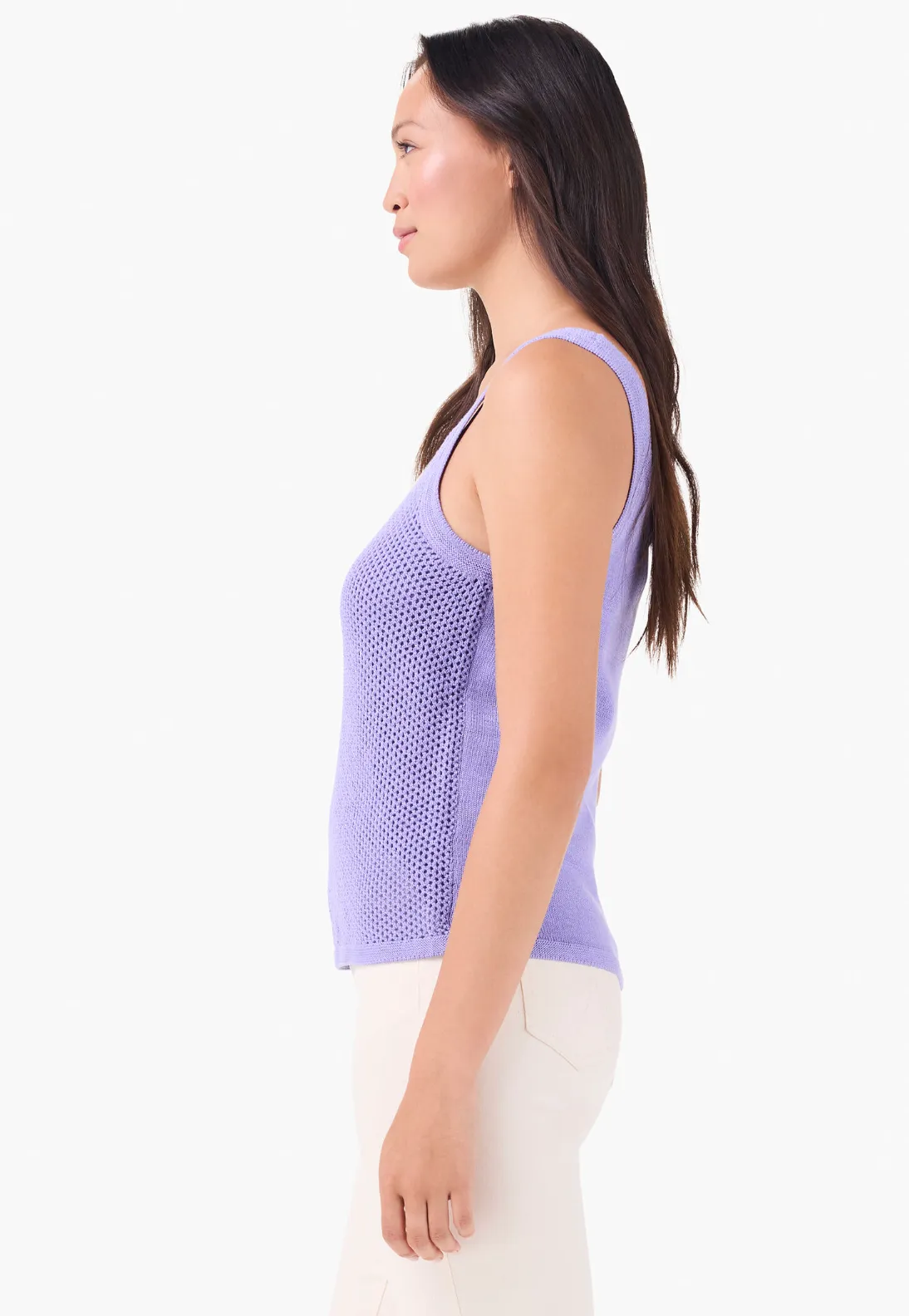 Nic   Zoe tank, mesh stitch