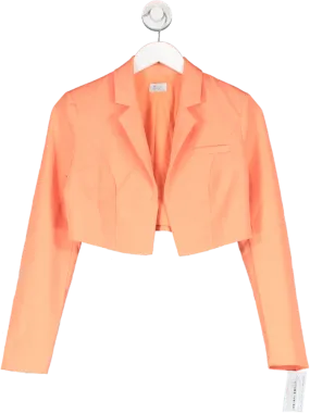 Oh Polly Orange Cropped Blazer UK 6