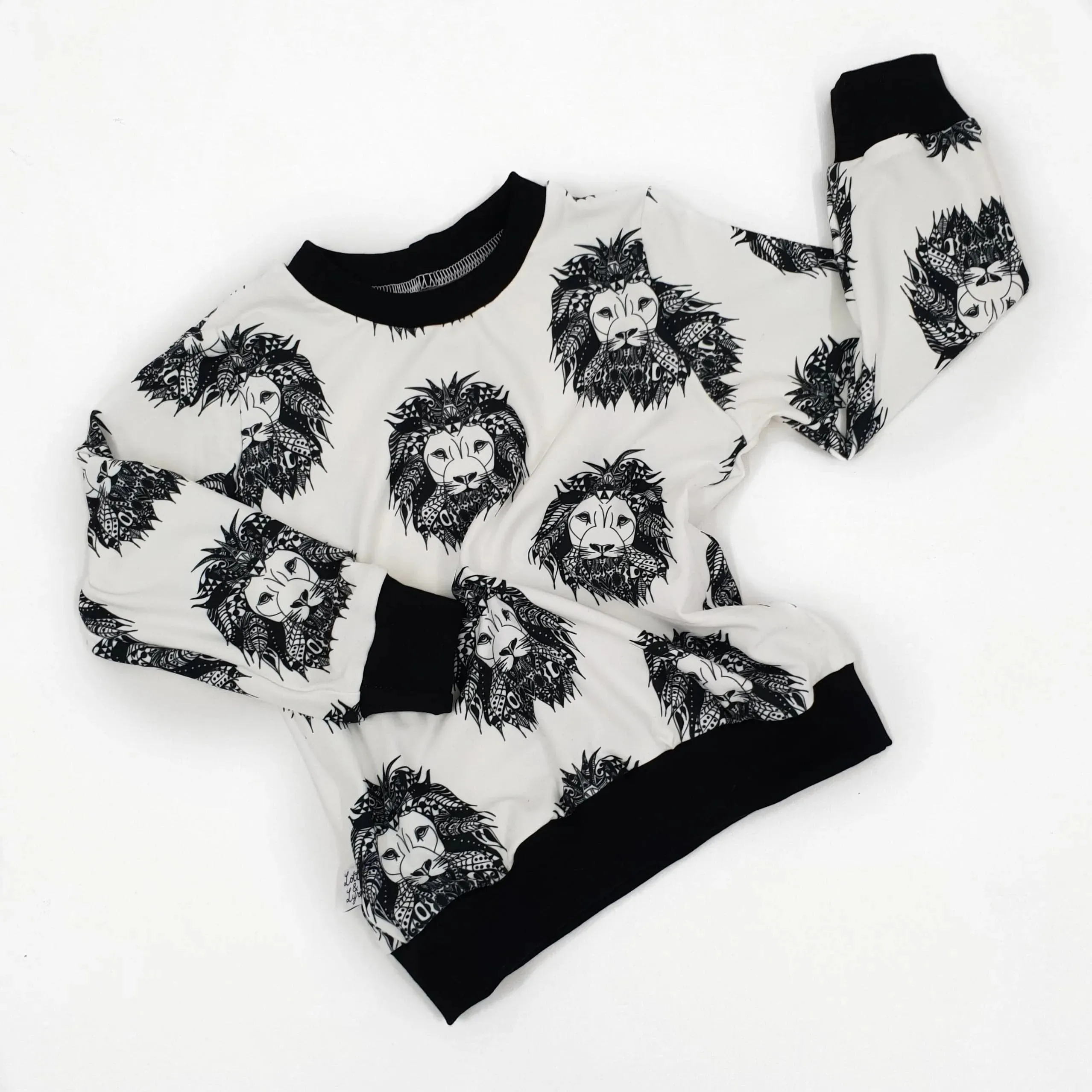 Organic Aztec Lion Long sleeve Child & Baby Top