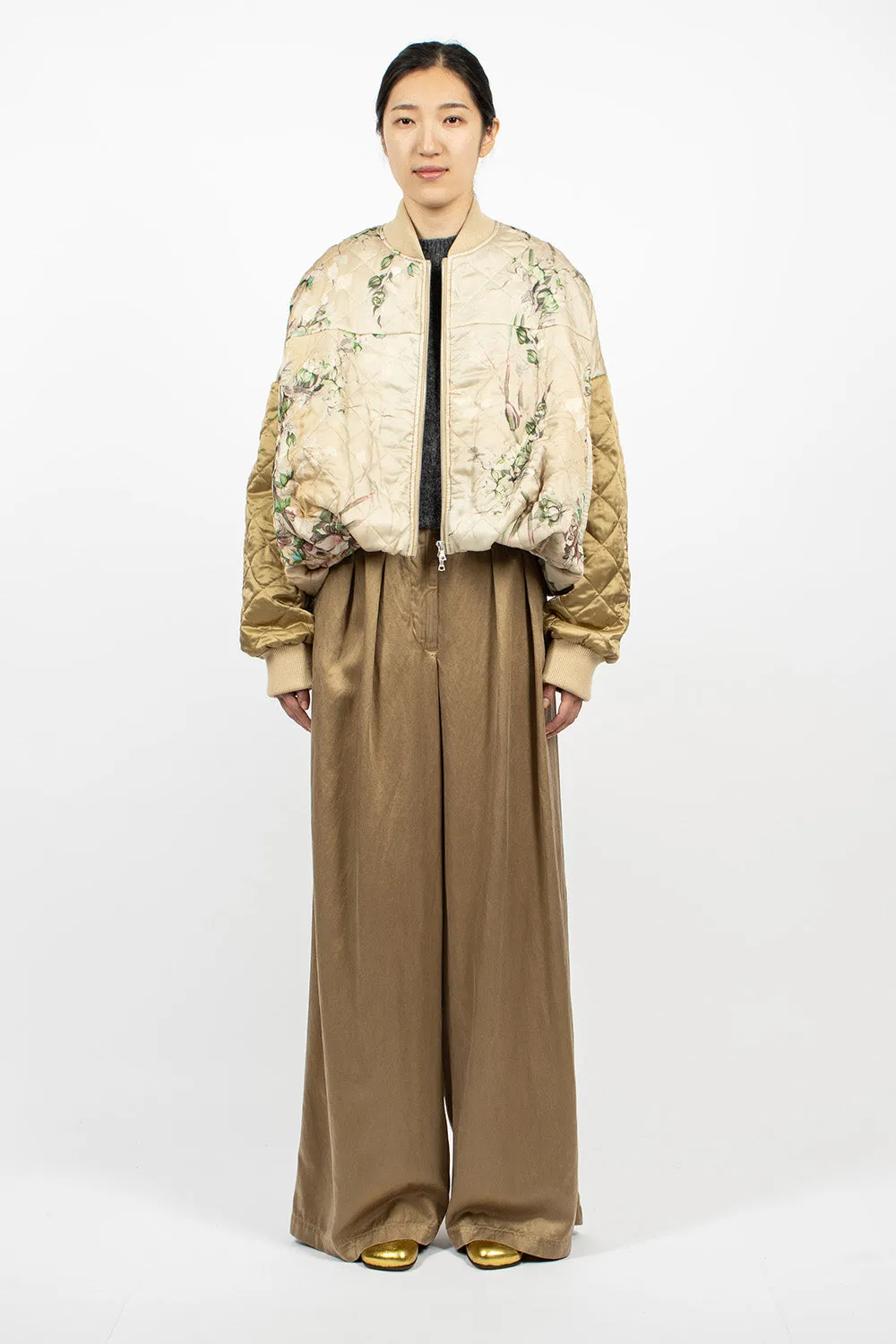 Oversized Suit Trouser Natural