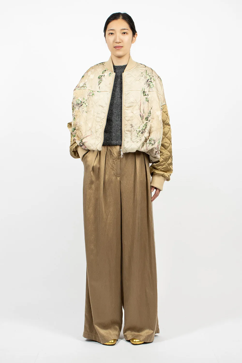 Oversized Suit Trouser Natural