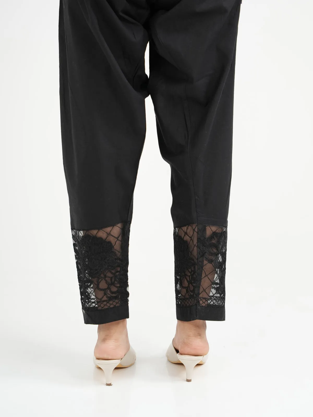 "GRAEME" Straight Embroidered Trouser