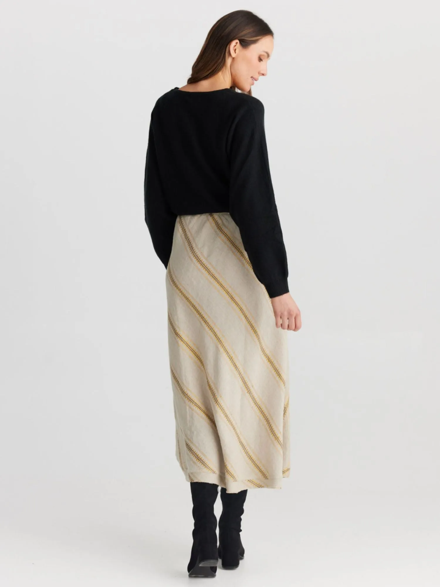 Sicily Skirt | Taj Stripe