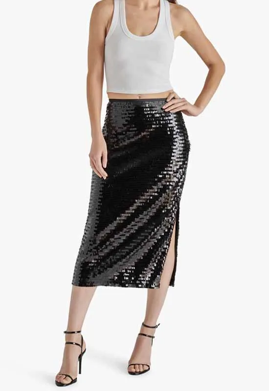 Steve Madden - Dinah Midi Skirt Black