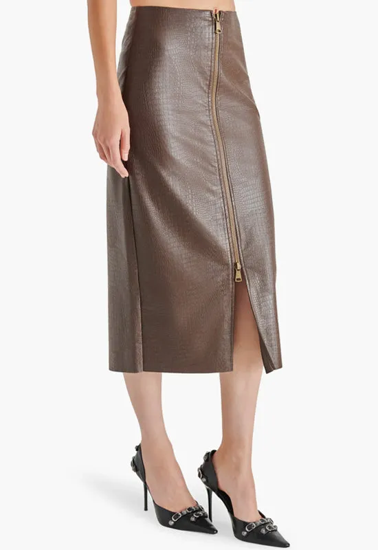 Steve Madden - Hayes Midi Skirt Dark Espresso