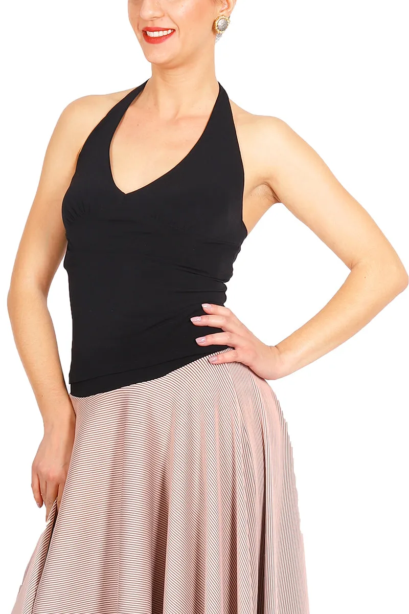 Tango Top with Halter-neck Tie