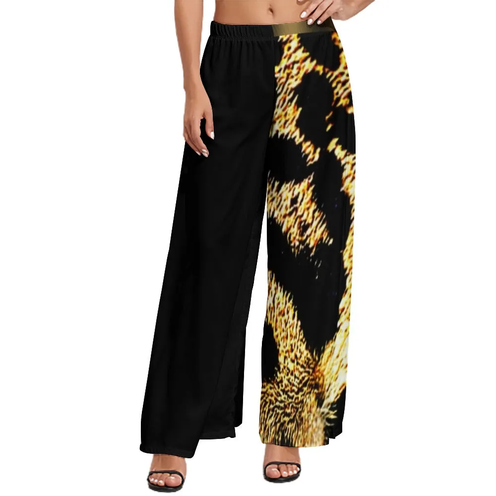 TRP Leopard Print 01 Ladies Designer Wide Leg Pants (2 styles)