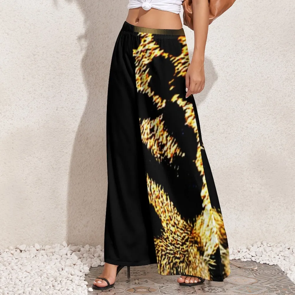 TRP Leopard Print 01 Ladies Designer Wide Leg Pants (2 styles)